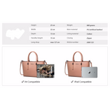 <bold>Tote / Crossbody Bag <br>Vegan-Leather Handbag  - strapsandbrass.com