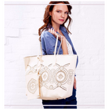 <bold>Tote / Shopping Bag  <br>Vegan-Leather Handbag  - strapsandbrass.com