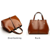 <bold>Tote / Shoulder Bag  <br>Vegan-Leather Handbag  - strapsandbrass.com