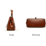 <bold>Tote / Shoulder Bag  <br>Vegan-Leather Handbag  - strapsandbrass.com