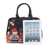 <bold>Top-Handle / Tote Bag  <br>Vegan-Leather top handle bags  - strapsandbrass.com