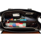 <bold>Top-Handle / Crossbody Bag <br>Genuine-Leather Handbag  - strapsandbrass.com