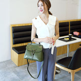 <bold>Top-Handle / Crossbody Bag <br>Genuine-Leather Handbag  - strapsandbrass.com