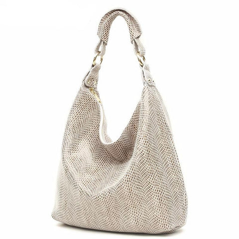 <bold>Hobo / Tote Bag <br>Genuine-Leather Handbag  - strapsandbrass.com