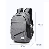 Backpack USB Charging & Water Resistant <br> Oxford Backpack  - strapsandbrass.com