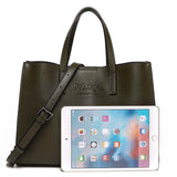 <bold>Tote / Crossbody Bag <br>Genuine-Leather Handbag  - strapsandbrass.com