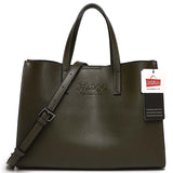 <bold>Tote / Crossbody Bag <br>Genuine-Leather Handbag  - strapsandbrass.com