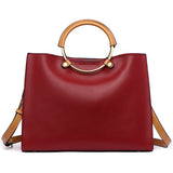 <bold>Top-Handle / Tote Bag <br>Genuine-Leather Handbag  - strapsandbrass.com