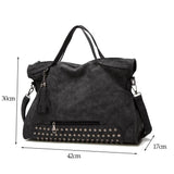 Messenger / Travel Bag  <br>Vegan-Leather Handbag  - strapsandbrass.com