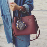 <bold>Tote / Crossbody Bag <br>Vegan-Leather Handbag  - strapsandbrass.com