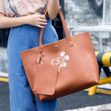 <bold>Tote / Crossbody Bag <br>Vegan-Leather Handbag  - strapsandbrass.com
