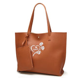 <bold>Tote / Crossbody Bag <br>Vegan-Leather Handbag  - strapsandbrass.com