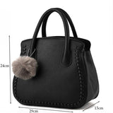 <bold>Top-Handle Bag / Satchel  <br>Vegan-Leather Handbag  - strapsandbrass.com