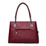 <bold>Satchel  / Tote  Bag <br>Genuine-Leather Handbag  - strapsandbrass.com