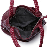 <bold>Bucket / Tote Bag <br>Genuine-Leather Handbag  - strapsandbrass.com
