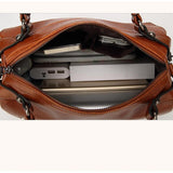 <bold>Top-Handle / Shoulder Bag  <br>Vegan-Leather Handbag  - strapsandbrass.com