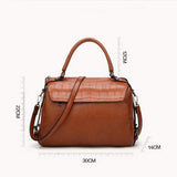 <bold>Top-Handle / Shoulder Bag  <br>Vegan-Leather Handbag  - strapsandbrass.com