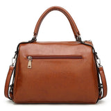 <bold>Top-Handle / Shoulder Bag  <br>Vegan-Leather Handbag  - strapsandbrass.com