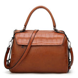 <bold>Top-Handle / Shoulder Bag  <br>Vegan-Leather Handbag  - strapsandbrass.com