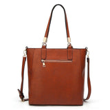 <bold>Tote / Shoulder Bag  <br>Vegan-Leather Handbag  - strapsandbrass.com