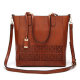 <bold>Tote / Shoulder Bag  <br>Vegan-Leather Handbag  - strapsandbrass.com