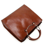 <bold>Tote  / Shoulder Bag  <br>Vegan-Leather Handbag  - strapsandbrass.com