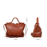 <bold>Tote / Shoulder Bag  <br>Vegan-Leather Handbag  - strapsandbrass.com