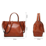 <bold>Tote  / Shoulder Bag  <br>Vegan-Leather Handbag  - strapsandbrass.com