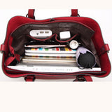 <bold>Tote / Shoulder Bag <br>Vegan-Leather Handbag  - strapsandbrass.com