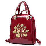 <bold>Fashion Backpack  <br>Vegan-Leather Fashion Backpack  - strapsandbrass.com