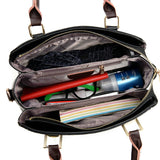 <bold>Top-Handle  / Crossbody Bag <br>Genuine-Leather Handbag  - strapsandbrass.com