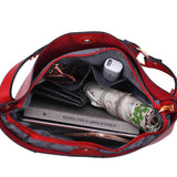 <bold>Bucket / Tote Bag  <br>Vegan-Leather Handbag  - strapsandbrass.com