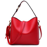 <bold>Bucket / Tote Bag  <br>Vegan-Leather Handbag  - strapsandbrass.com