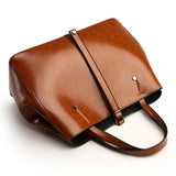 <bold>Tote / Shoulder Bag  <br>Vegan-Leather Handbag  - strapsandbrass.com