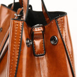 <bold>Tote / Shoulder Bag  <br>Vegan-Leather Handbag  - strapsandbrass.com