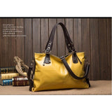 <bold>Hobo / Tote Bag <br>Genuine-Leather Handbag  - strapsandbrass.com