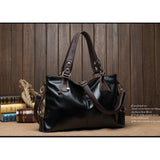 <bold>Hobo / Tote Bag <br>Genuine-Leather Handbag  - strapsandbrass.com