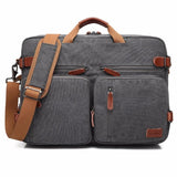 Convertible Backpack / Messenger / Laptop <br> Nylon Backpack  - strapsandbrass.com