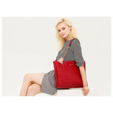 <bold>Tote Crossbody Bag & Purse Set <br>Vegan-Leather Handbag  - strapsandbrass.com