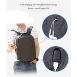 Backpack USB Charging & Anti-Theft <br> Oxford Backpack  - strapsandbrass.com