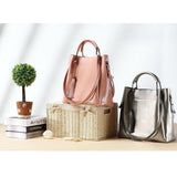 <bold>Tote & Crossbody Bag Set <br>Genuine-Leather Handbag  - strapsandbrass.com