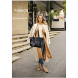 <bold>Tote / Crossbody Bag <br>Genuine-Leather Handbag  - strapsandbrass.com