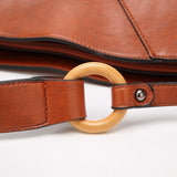 <bold>Bucket / Shoulder Bag <br>Vegan-Leather Handbag  - strapsandbrass.com