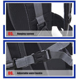 Hiking / Climbing Backpack <br> Nylon Backpack  - strapsandbrass.com