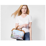 <bold>Tote Crossbody Bag & Purse Set <br>Canvas & Vegan-Leather Handbag  - strapsandbrass.com