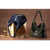 <bold>Hobo  / Tote Bag <br>Genuine-Leather Handbag  - strapsandbrass.com