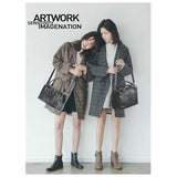 <bold>Tote  / Shoulder Bag <br>Genuine-Leather Handbag  - strapsandbrass.com