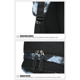 Backpack USB Charging & Water Resistant <br> Oxford Backpack  - strapsandbrass.com