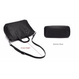 <bold>Tote / Shoulder Bag  <br>Vegan-Leather Handbag  - strapsandbrass.com