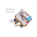 <bold>Tote Crossbody Bag & Purse Set <br>Canvas & Vegan-Leather Handbag  - strapsandbrass.com